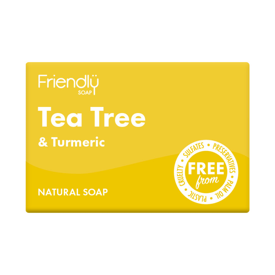 Friendly Soap Natural Tea Tree & Turmeric Bath Soap 95g