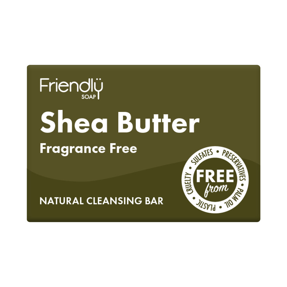 Friendly Soap Natural Shea Butter Facial Cleansing Bar 95g