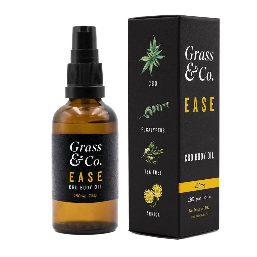 Grass & Co. EASE CBD 250mg Body Oil 50ml