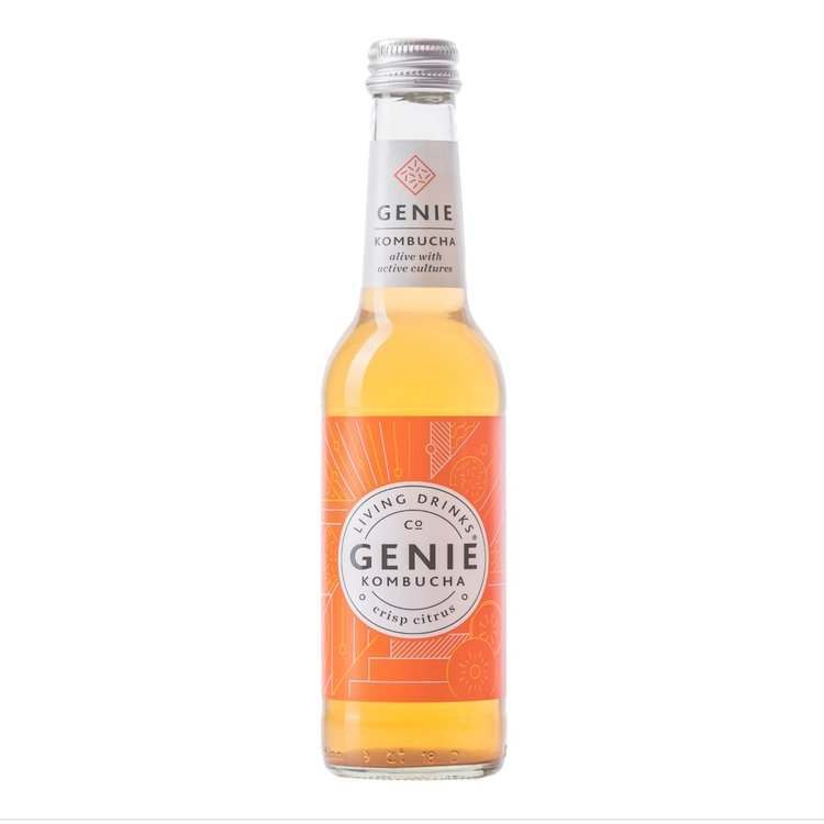 Genie Living Drinks Crisp Citrus Kombucha 275ml