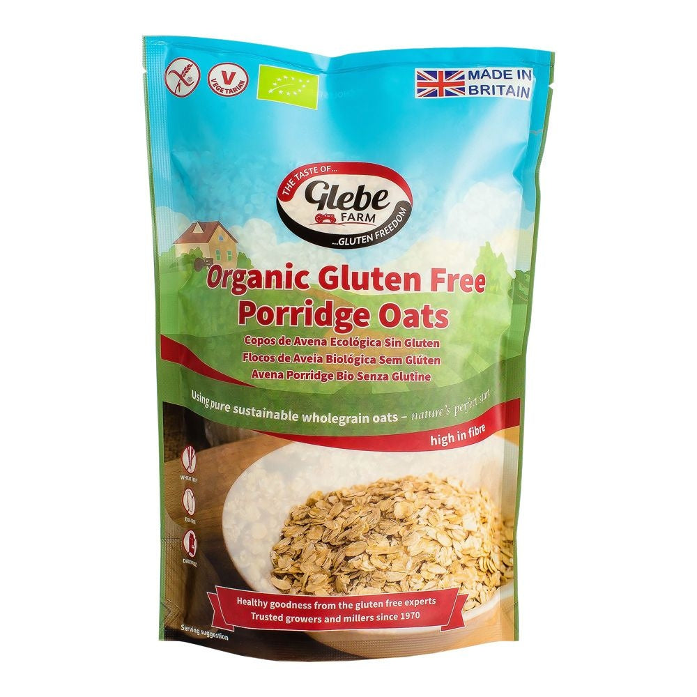 Glebe Farm Organic Gluten Free Porridge Oats 450g