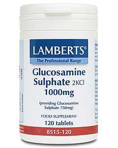 Lamberts Glucosamine Sulphate 2KCI 1000mg 120 Tablets