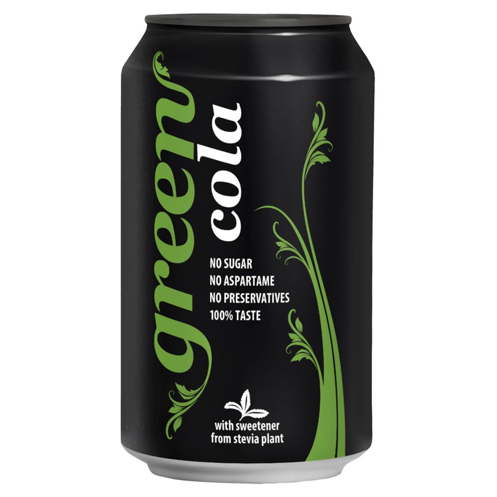 Green Cola Can 330ml - Pack of 6