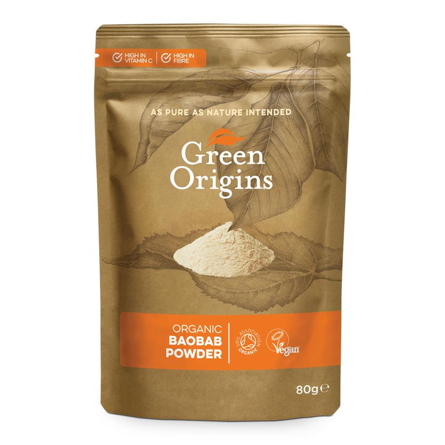 Green Origins Organic Raw Baobab Powder 80g