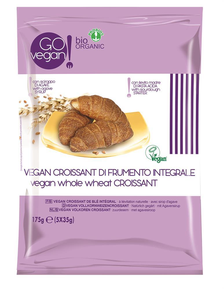 Go Vegan Organic Whole Wheat Croissant 5x35g
