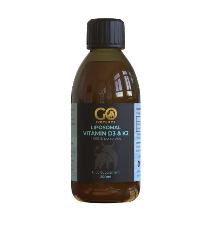 Golden Ox 1000mg Liposomal Vitamin D3 & K2 250ml