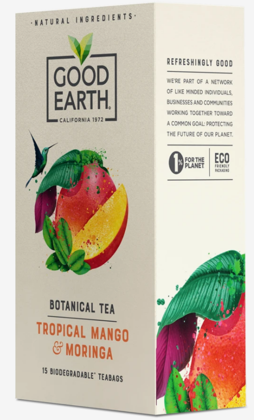 Good Earth Tropical Mango & Moringa Tea - 15 Bags