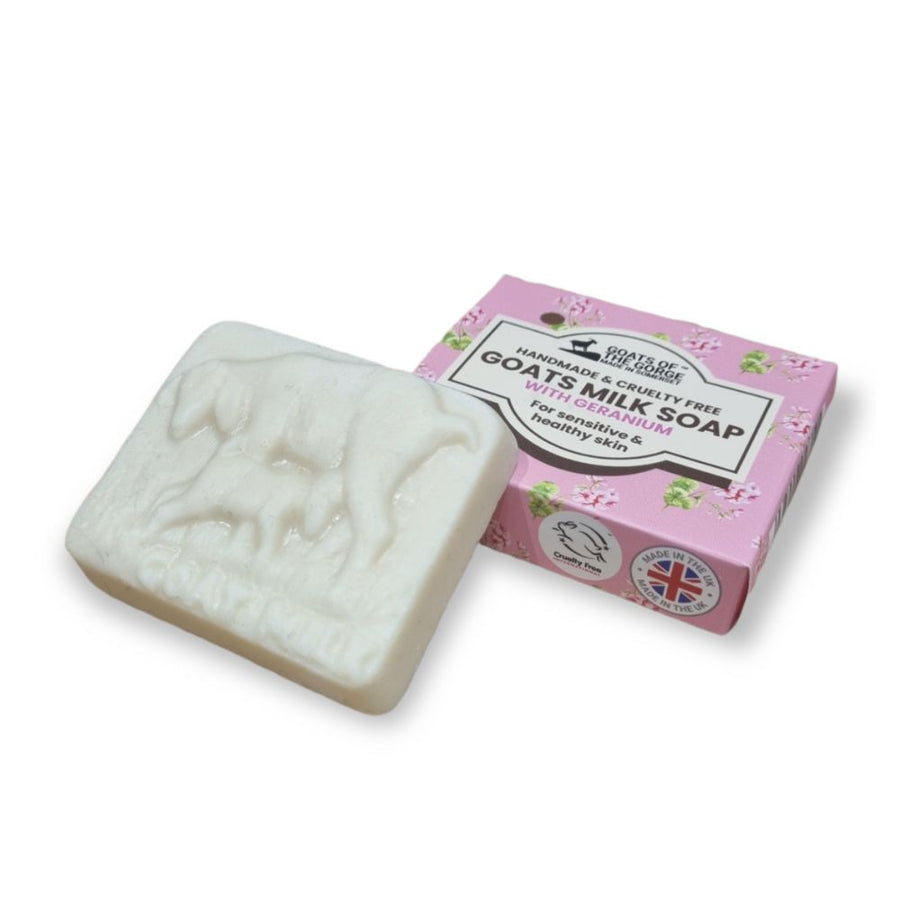 Goats of the Gorge Goats milk soap with Geranium