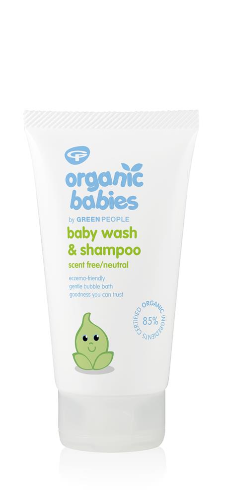 Green People Organic Babies Baby Wash & Shampoo Scent Free 150ml