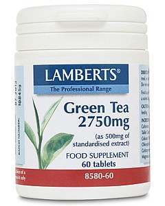 Lamberts Green Tea 2750mg 60 Tablets