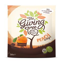 The Giving Tree Freeze Dried Peach Crisps 38g