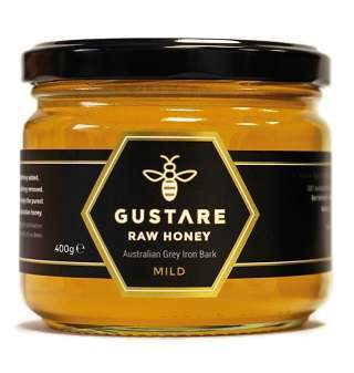 Gustare Australia Raw Mild Grey Iron Bark Honey 400g