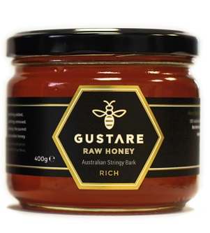 Gustare Australia Raw Rich Stringy Bark Honey 400g