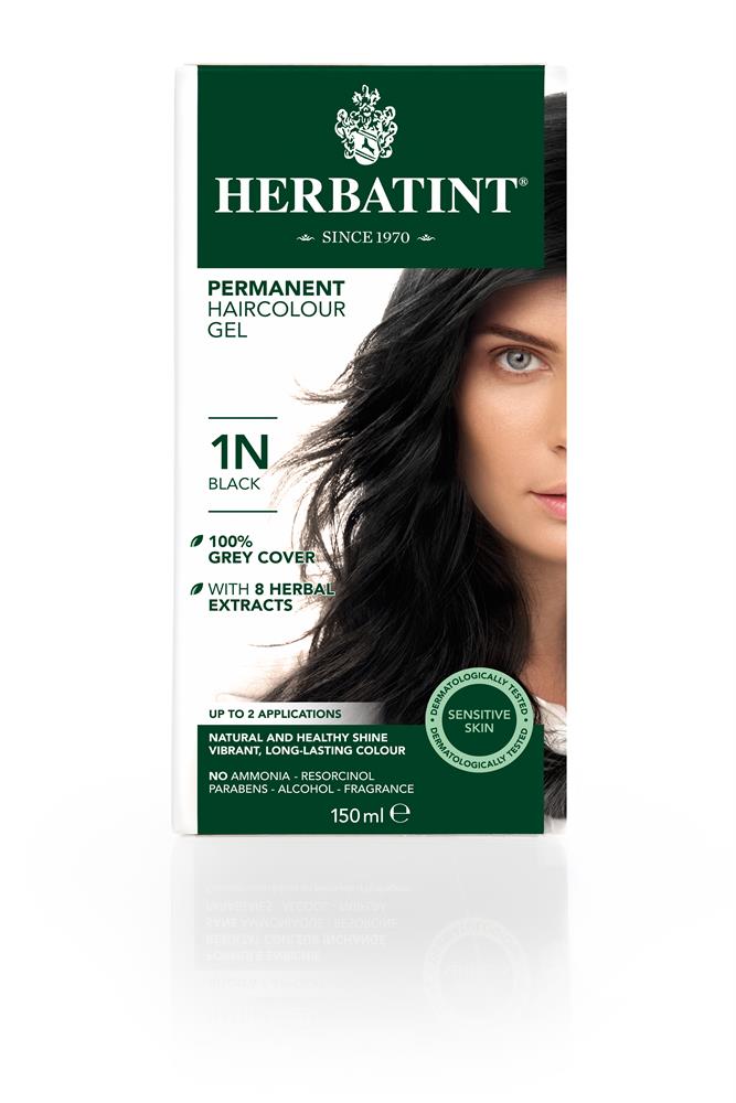 Herbatint Permanent Hair Colour 1N Black 150ml