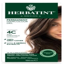 Herbatint Permanent Hair Colour 4C Ash Chestnut 150ml