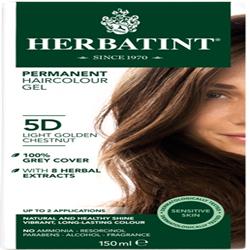 Herbatint Permanent Hair Colour 5D Light Golden Chestnut 150ml