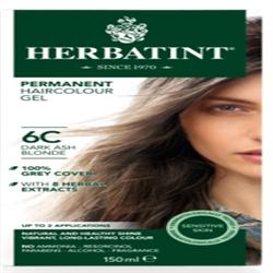 Herbatint Permanent Hair Colour 6C Dark Ash Blonde 150ml