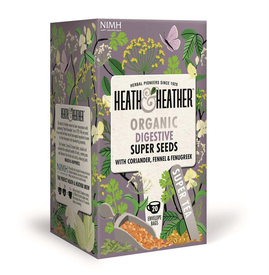 Heath & Heather Organic Super Seeds Tea 20 Bags