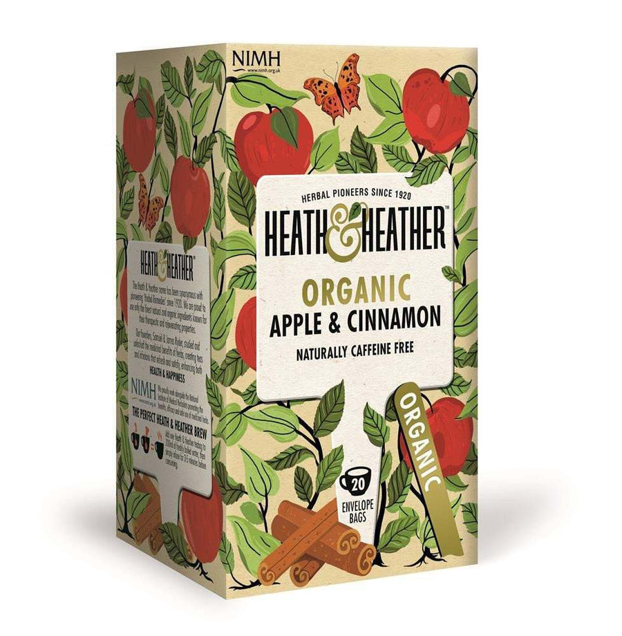 Heath & Heather Organic Apple & Cinnamon Tea 20 Bags