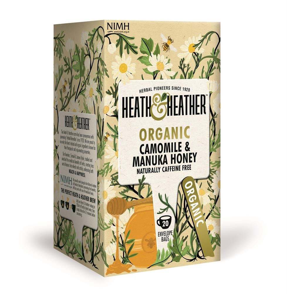 Heath & Heather Camomile & Manuka Honey Tea 20 Bags