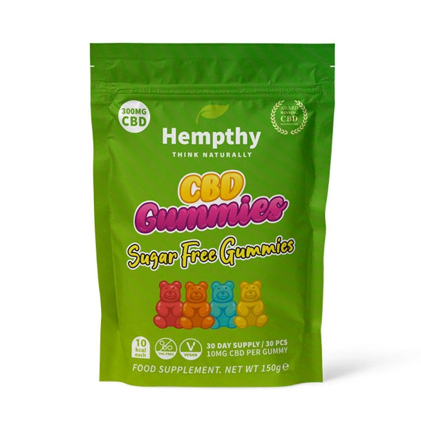 Hempthy CBD Gummies - Sugar Free Gummies - 30 Pack