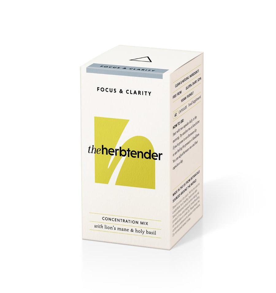 The Herbtender Focus & Clarity - 60 Capsules