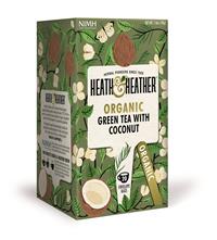 Heath & Heather Organic Green Tea & Coconut 20 Bags