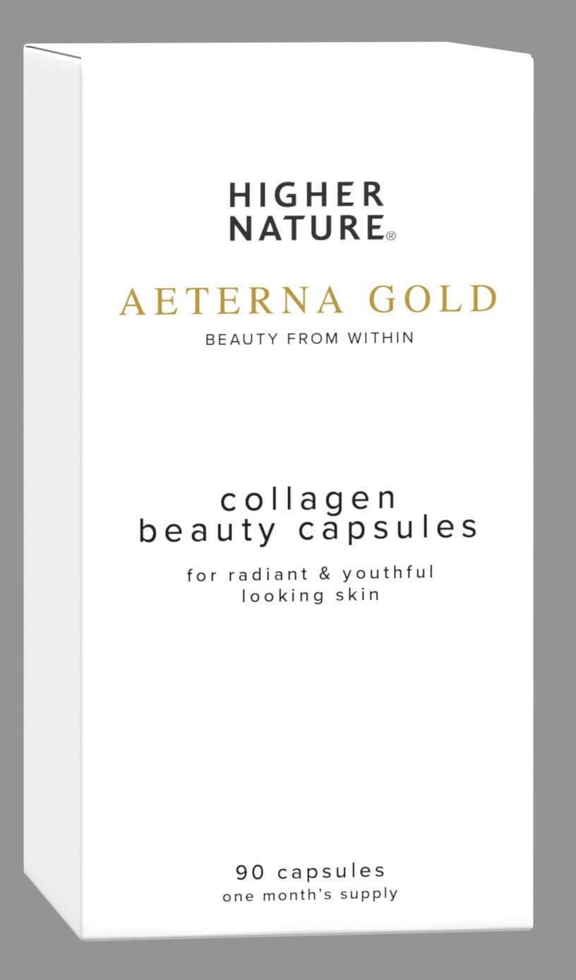 Higher Nature Aeterna Gold Collagen Beauty 90 Capsules
