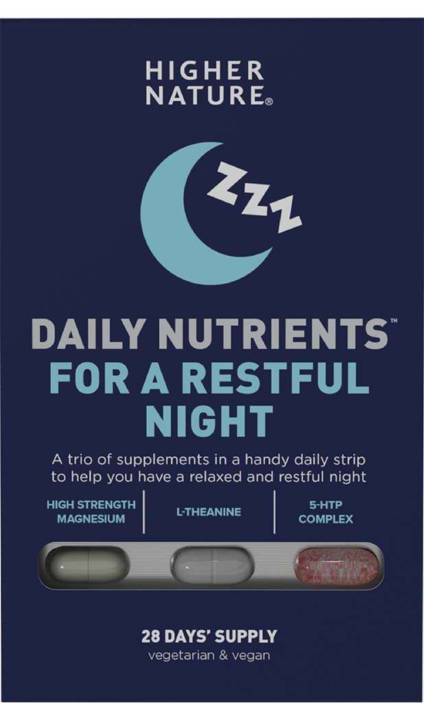 Higher Nature Daily Nutrients for a Restful Night 28 Capsules