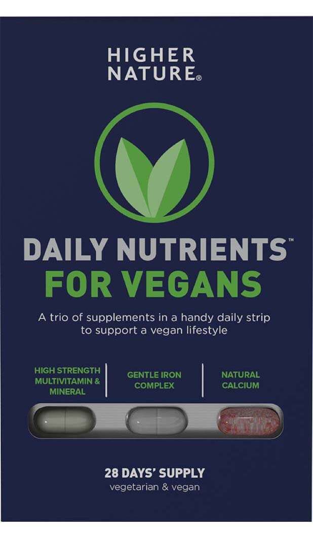 Higher Nature Daily Nutrients for Vegans 28 Capsules