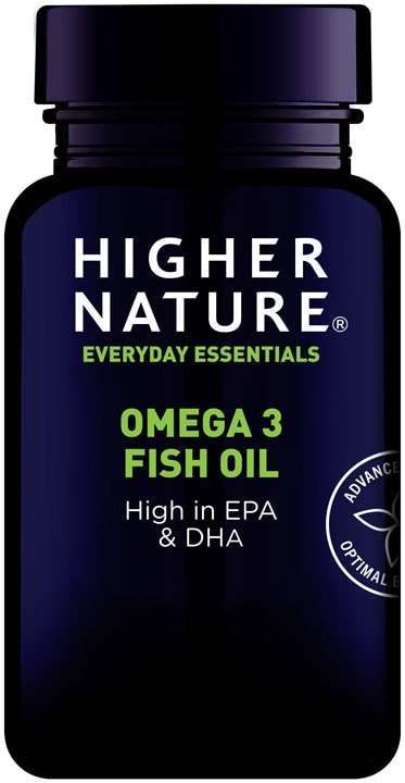 Higher Nature Fish Oil Omega 3 1000mg 90 Capsules