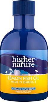 Higher Nature Lemon Fish Oil 200ml