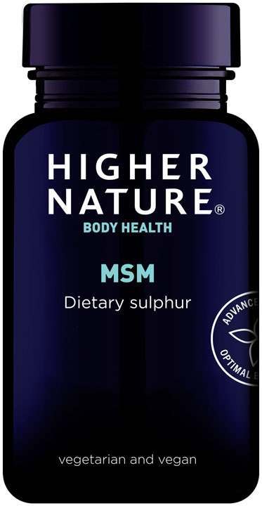 Higher Nature MSM Sulphur 90 Tablets