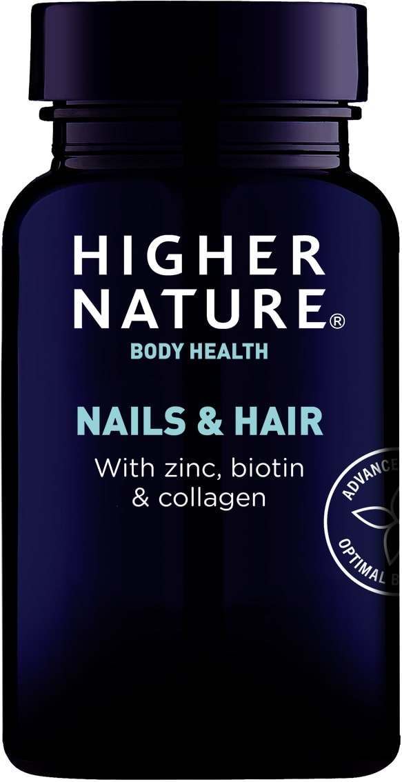 Higher Nature Nails & Hair Formula 120 Capsules