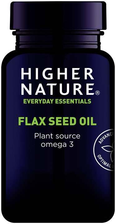 Higher Nature Organic Flax Seed Oil 180 Capsules