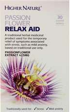 Higher Nature Passionflower Relax Aid 30 Tablets