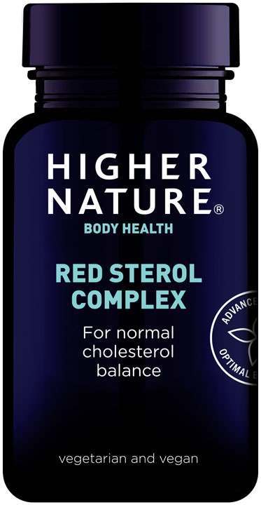 Higher Nature Red Sterol Complex 30 Capsules
