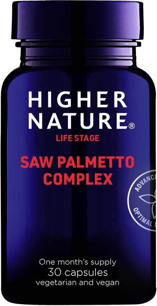 Higher Nature Saw Palmetto Complex 30 Capsules