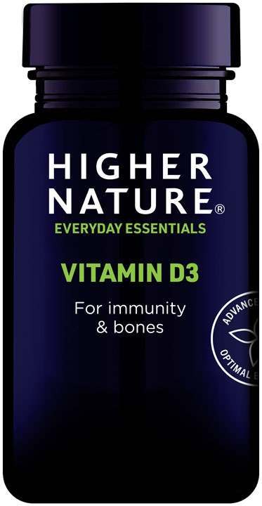 Higher Nature Vitamin D3 500iu 60 Capsules