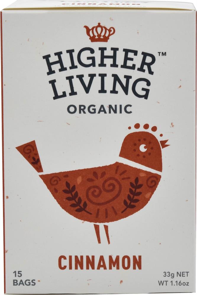 Higher Living Organic Cinnamon Tea 15 Bags - Case of 4