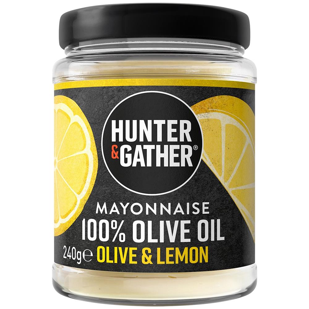 Hunter & Gather Olive & Lemon Mayonnaise 240g