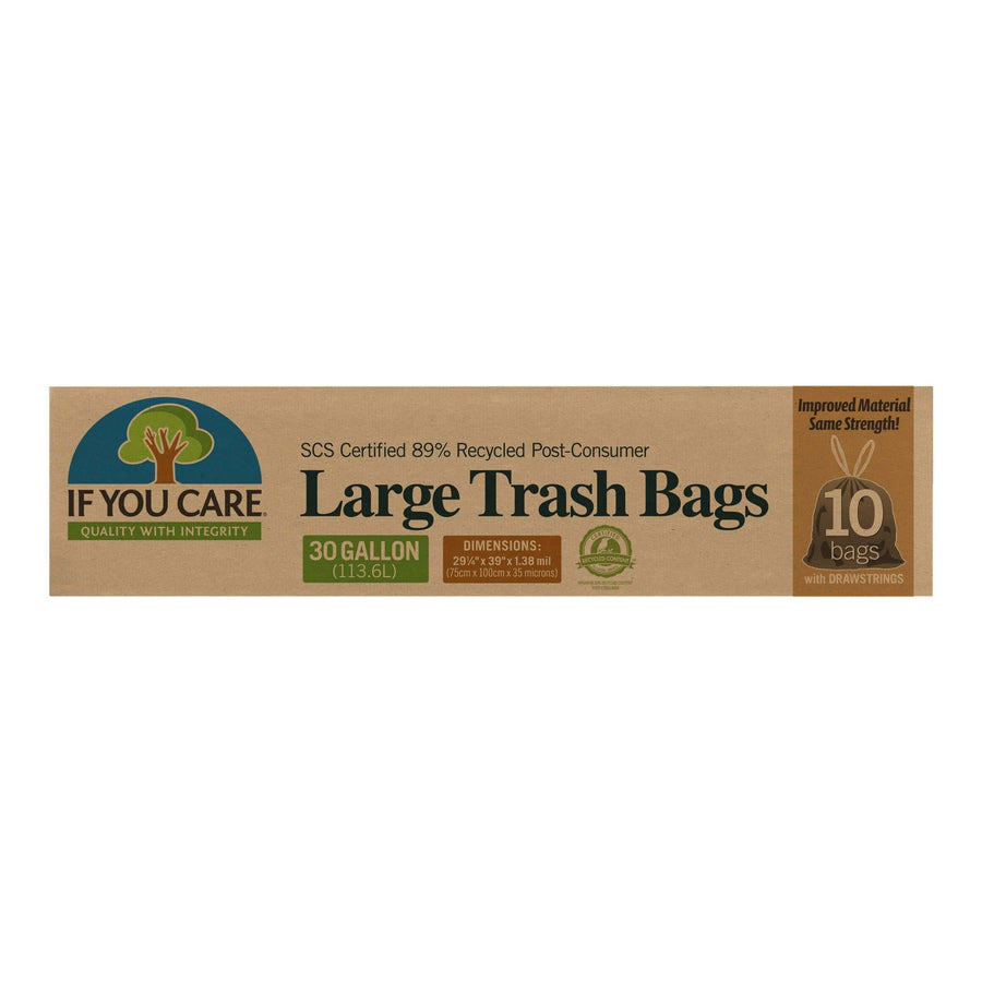 If You Care 89% Recycled 30 Gallon Trash Bags - 10 Pack