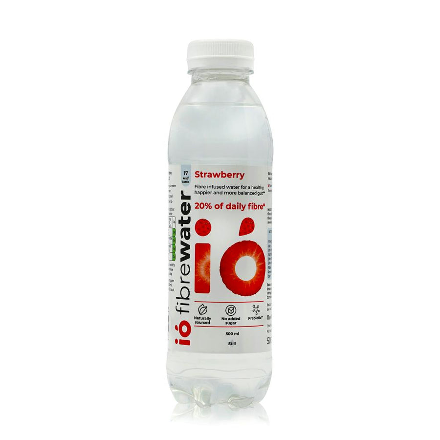 io fibrewater Strawberry 500 ml - prebiotic fibre water still