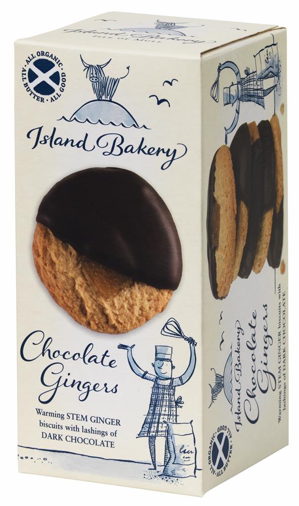 Island Bakery Organic Chocolate Ginger Biscuits 150g