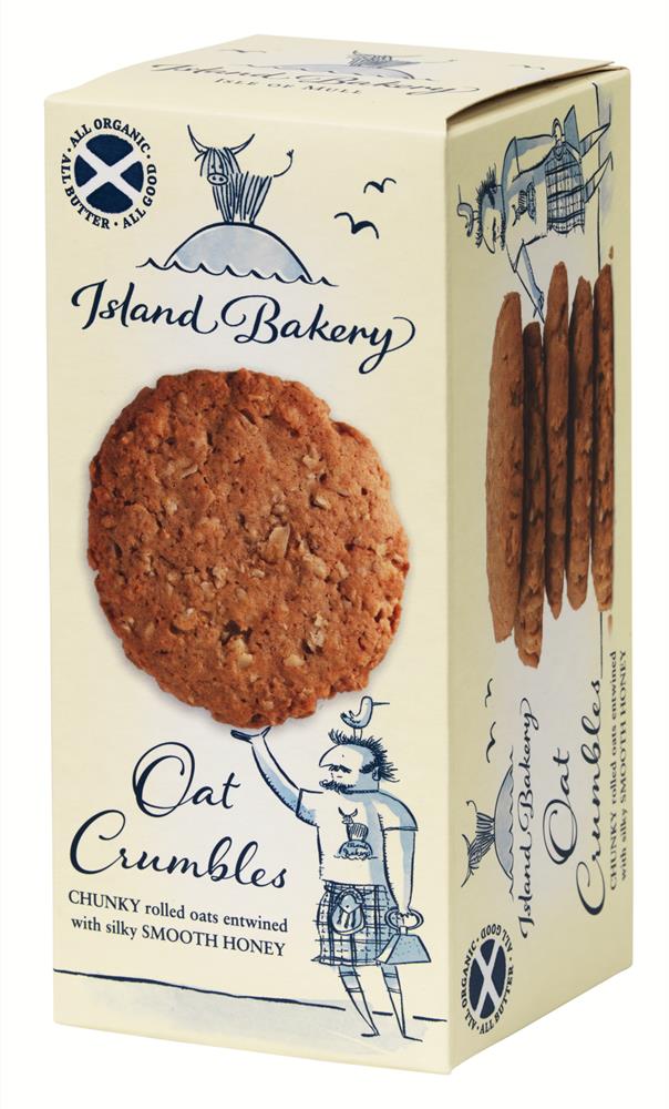 Island Bakery Organic Oat Crumble Biscuits 150g