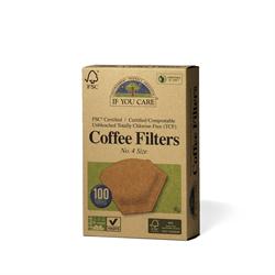 If You Care No. 4 Certified Compostable Coffee Filters 100 Pack