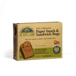 If You Care Paper Snack & Sandwich Bags 48 Pack