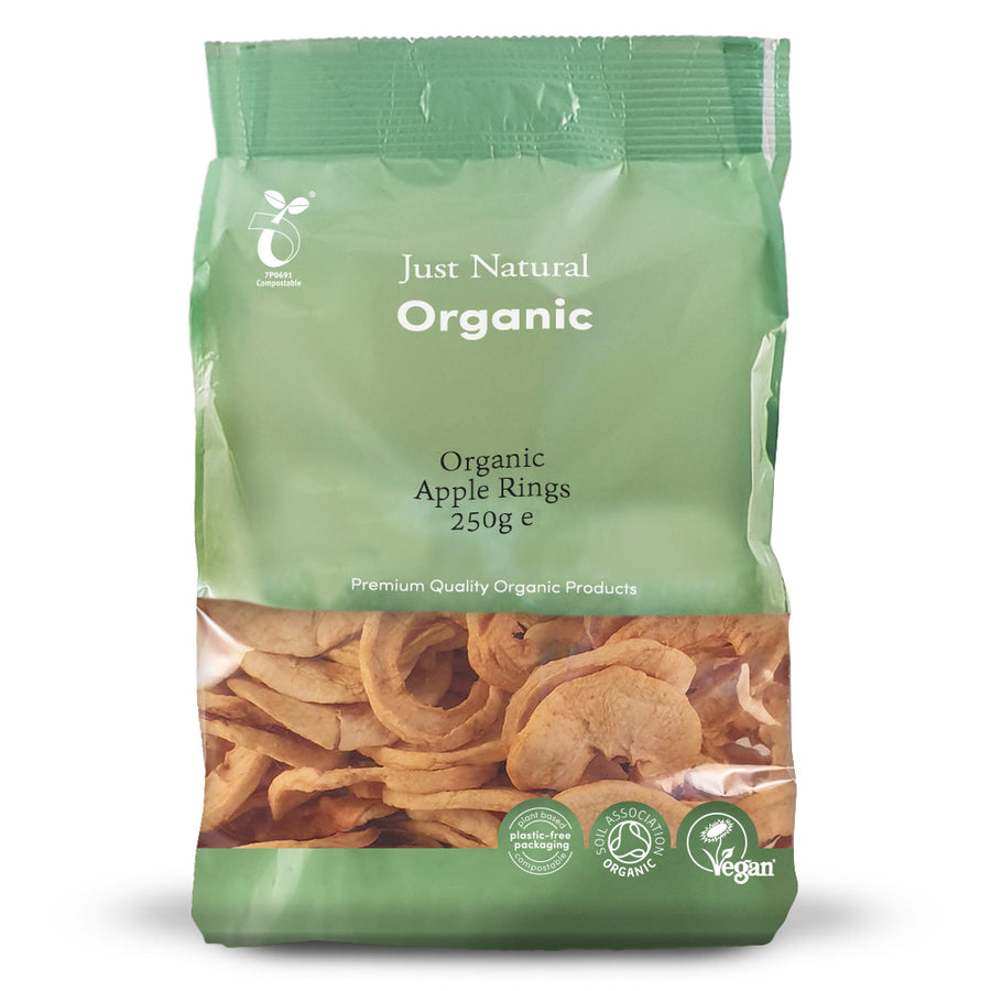 Just Natural Organic Apple Rings 250g