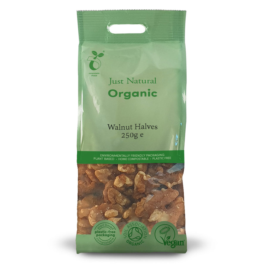 Just Natural Organic Walnut Halves 250g