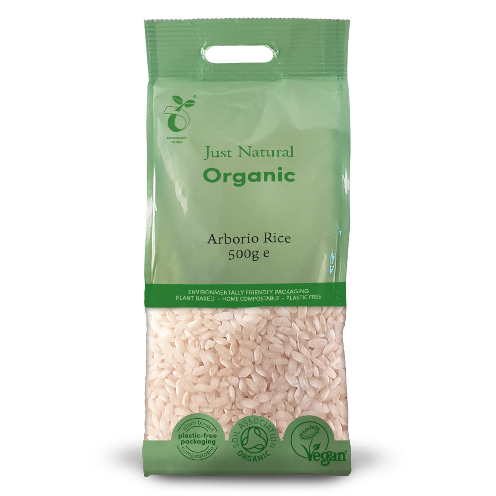 Just Natural Organic Risotto Rice - Arborio 500g